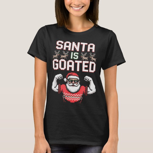 Funny Gen Alpha Gen Z Slang Funny Christmas Sweate T-Shirt (Front)