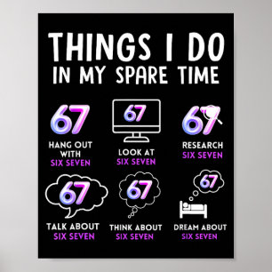 Funny Gen Alpha Lover Trend Fan Modern Youth Humor Poster