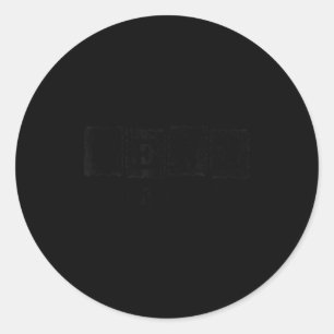 Funny Gen X - Generation X - Gen X Just Don't Care Classic Round Sticker