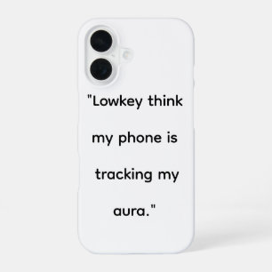 Funny Gen Z Humour iPhone Case   Lowkey Think My P