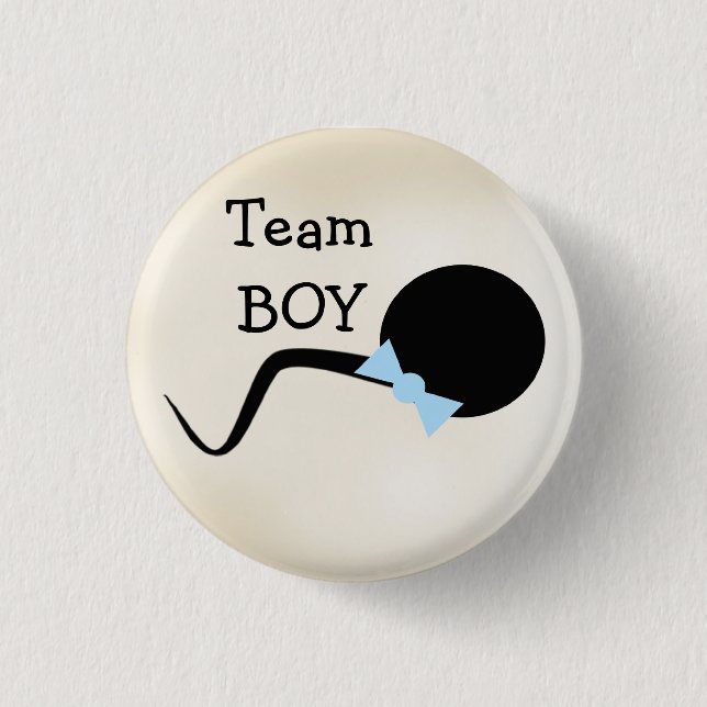 Funny Gender Reveal Party Button (Front)