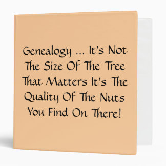 Funny Genealogy Quote Folder / Ring Binder