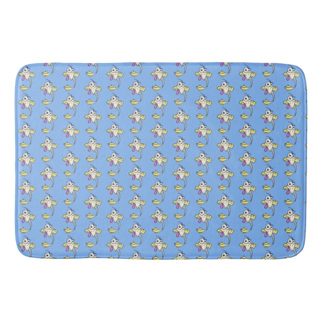 Funny genie bath mat (Front)