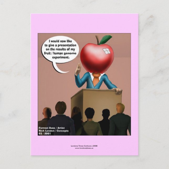 Funny Genome Postcards (Set of 8) (Front)