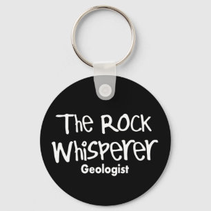 Funny Geologist Gifts "These Are My Rocks" Keychain