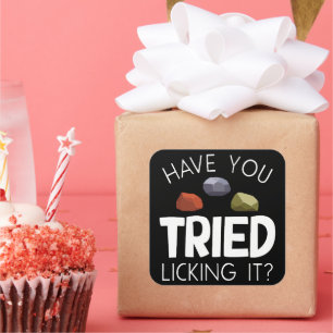 Funny Geologist Lapidary Rock Collector Rockhound Square Sticker