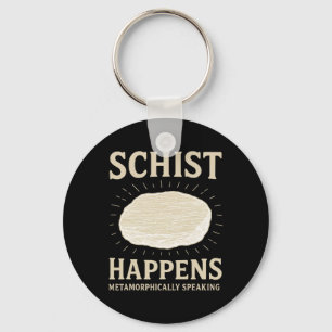 Funny Geologist Mineral Geode Rock Collector Geolo Keychain