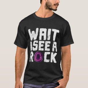 Funny Geologist Rock Hounding Geode Vintage Shirt