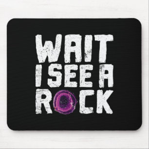 Funny Geologist Rock Hounding Geode Vintage Shirt  Mouse Pad