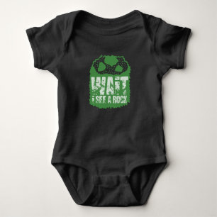 Funny Geology - Wait I See A Rock Baby Bodysuit
