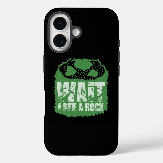 Funny Geology - Wait I See A Rock Case-Mate iPhone Case (Back)