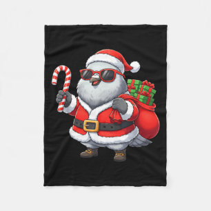 Funny Geon Christmas Santa Outfit Xmas Boys Girls Fleece Blanket