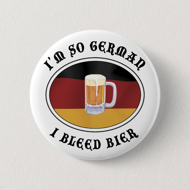 Funny German 2 Inch Round Button (Front)