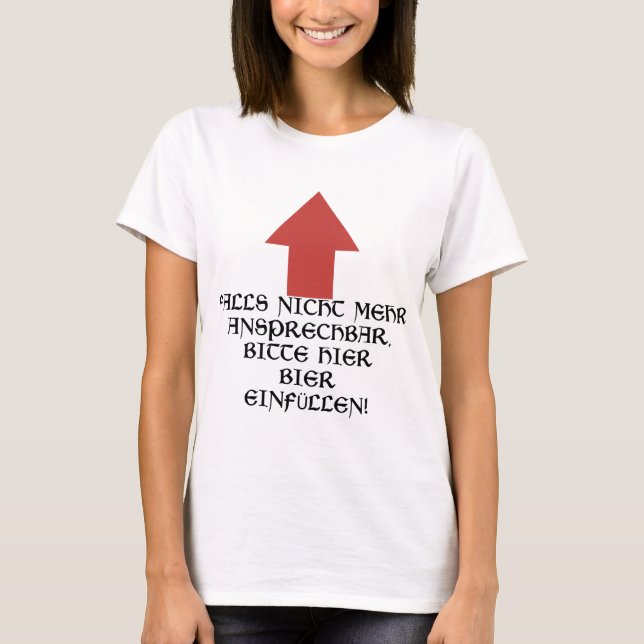 Funny German Oktoberfest T-Shirt (Front)