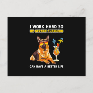 funny german shepherd gifts german shepherd lover invitation postcard