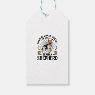Funny German Shepherd Halloween Costume Dog Design Gift Tags