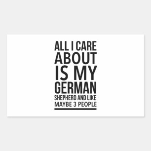 Funny German shepherd Sticker
