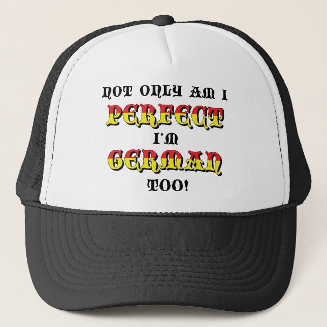 Funny German Trucker Hat (Front)