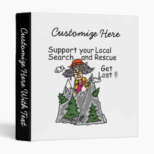 Funny Get Lost Binder