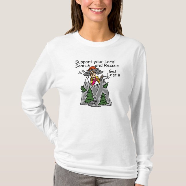 Funny Get Lost T-Shirt (Front)