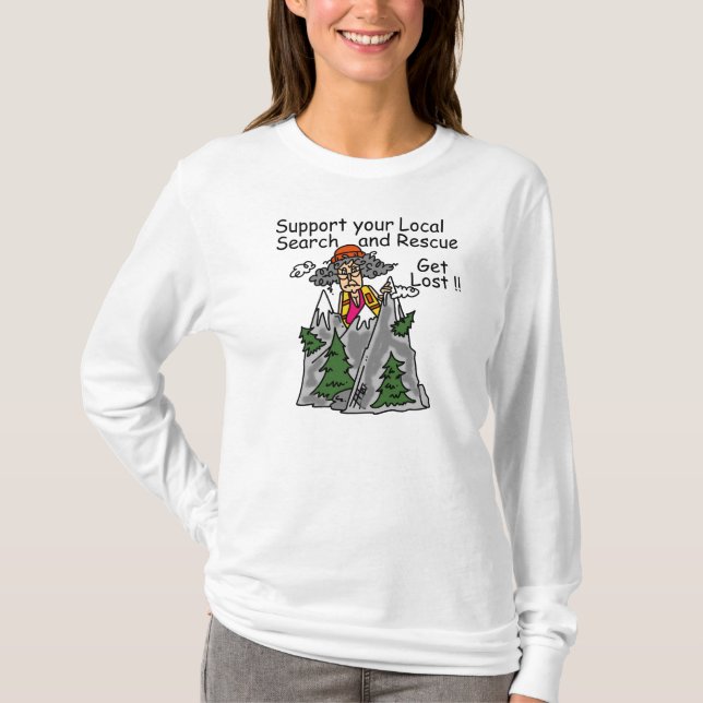 Funny Get Lost T-Shirt (Front)