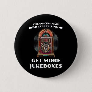 Funny Get More Jukeboxes For 1950s Vinyl Juke Box 2 Inch Round Button