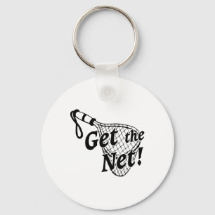 Funny Get The Net Fishing Boating Lucky Fishing Sh Keychain