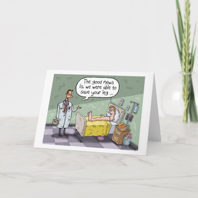 Funny Get Well Card (Front)