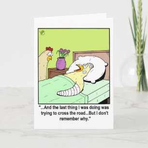 Funny get well card