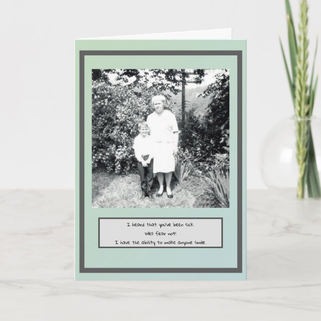 Funny Get Well Card (Front)