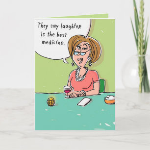 Funny get well card for recovery wishes