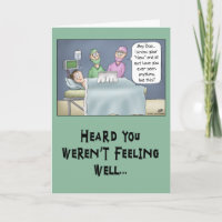 Funny Get Well Card: New Doctor