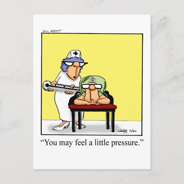 Funny Get Well Carte postale (Devant)