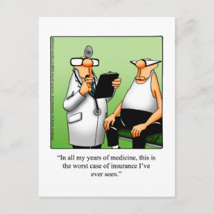 Funny Get Well Carte postale