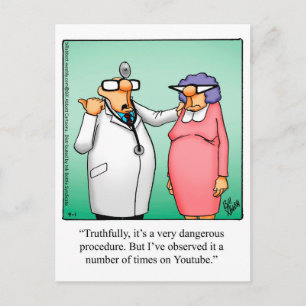 Funny Get Well Carte postale