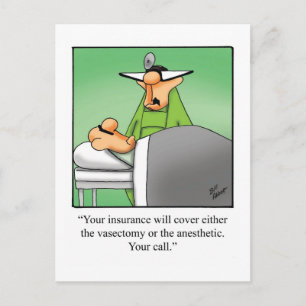 Funny Get Well Carte postale