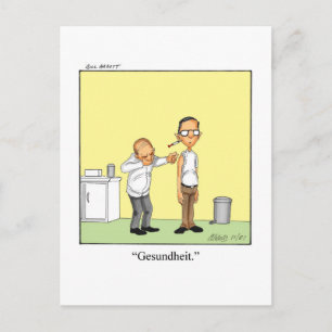 Funny Get Well Carte postale