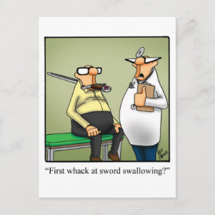 Funny Get Well Carte postale