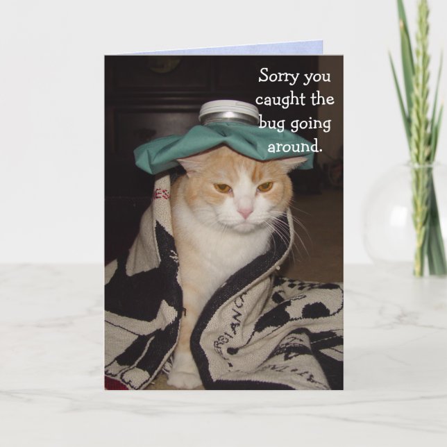 Funny Get Well for Coworker Card (Front)