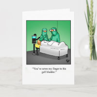 Funny Get Well Greeting Card