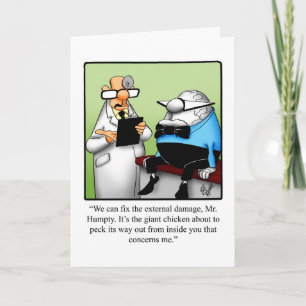 Funny Get Well Greeting Card