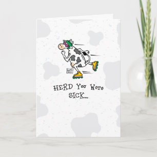 Funny Get Well Greeting Card