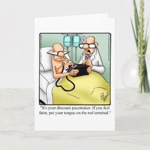 Funny Get Well Humour Greeting Card
