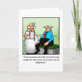 Funny Get Well Humour Greeting Card
