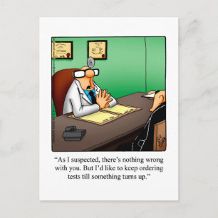 Funny Get Well Humour Postcard