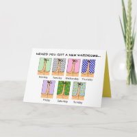 Funny Get Well Soon Card Hospital Wardrobe Cartoon