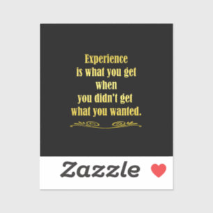 Funny Getting Experience Joke