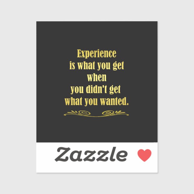 Funny Getting Experience Joke (Sheet)