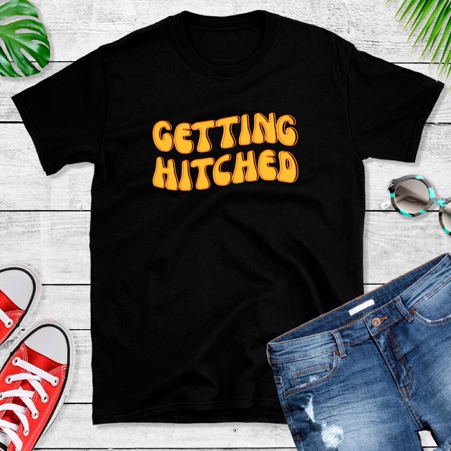 Funny Getting Hitched Bachelorette Party T Shirt (Creator Uploaded)