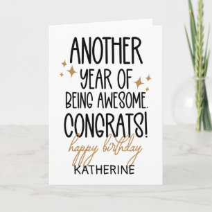 Funny Getting Older Birthday For Friend Card